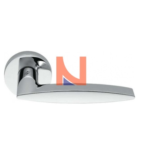 MANIGLIA GAIA YALE STRETTA CON MOLLA CROMO OPACO GR11RSMY
