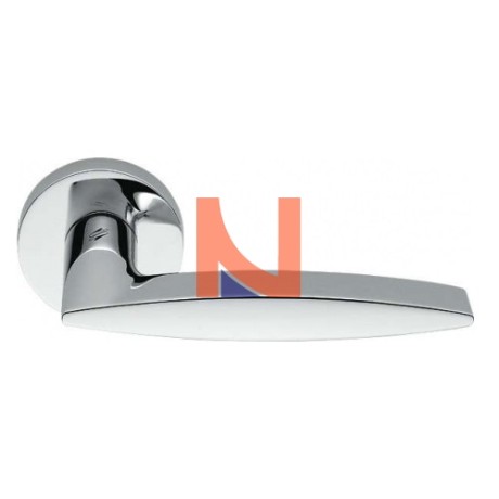 MANIGLIA GAIA STRETTA CON MOLLA CROMO OPACO GR11RSM