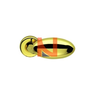 MANIGLIA ROBOT STRETTA CON MOLLA ZIRCONIUM GOLD HPS CD75RSM