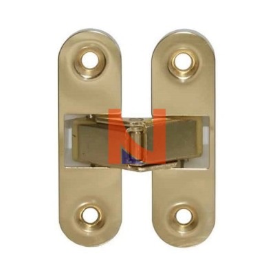 CERNIERA INVISIBILE A SCOMPARSA PER PORTE, 89X25 MM, PORTATA 35-50 KG, FINITURA OTTONATO