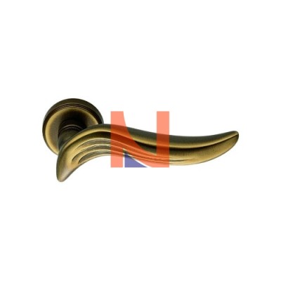 MANIGLIA PIUMA YALE STRETTA CON MOLLA BRONZO AR11RSMY