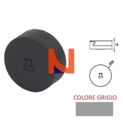 FERMO A CALAMITA TONDO GRIGIO TORBEL 94PAF853