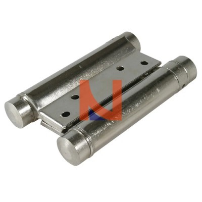 CERNIERA DOPPIA AZIONE CON MOLLA 33/125 NICHELATA