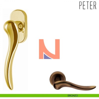 MANIGLIA DK PETER BRONZO SENZA MOVIMENTO – ID12DK
