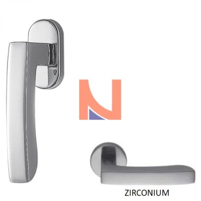 MANIGLIA DK VIOLA SENZA MOVIMENTO ZIRCONIUM SS HPS AR22DK/SM