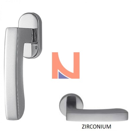 MANIGLIA DK VIOLA SENZA MOVIMENTO ZIRCONIUM SS HPS AR22DK/SM