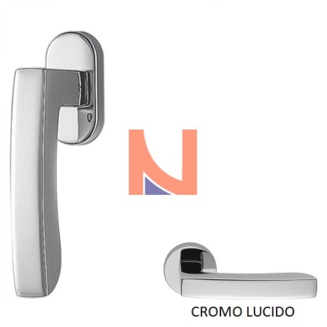 MANIGLIA DK VIOLA SENZA MOVIMENTO CROMO LUCIDO AR22DK/SM