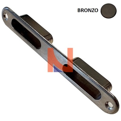 CONTROPIASTRA G220 PER SERRATURE BRONZATO