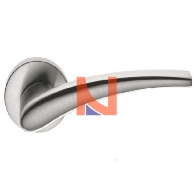 MANIGLIA BLAZER STRETTA CON MOLLA CROMO SATINATO FL11R