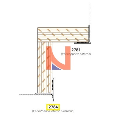 PROFILO PORTA INTONACO AD L PER INTERNO 2,60 MT – KL3K278426