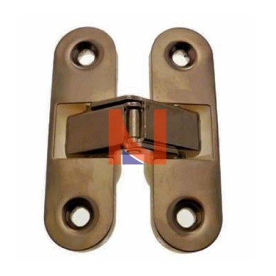 CERNIERA INVISIBILE A SCOMPARSA PER PORTE, 89X25 MM, PORTATA 35-50 KG, FINITURA BRONZATO