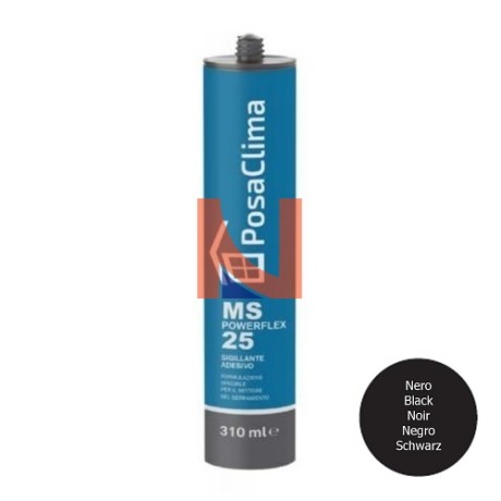 MS POWERFLEX 25 SIGILLANTE/ADESIVO NERO 310 ML