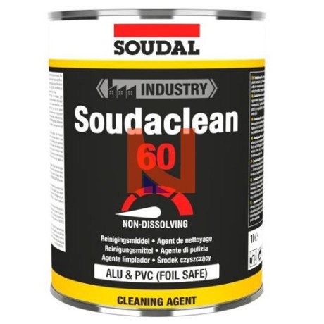 SOUDACLEAN 60 – SOLVENTE PER PULIZIA PVC E ALLUMINIO