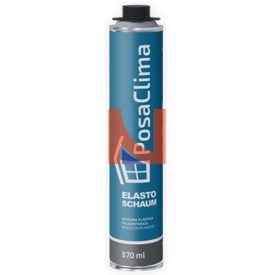 ELASTOSCHAUM SCHIUMA POLIURETANICA ELASTICA 870 ML