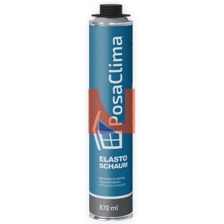 ELASTOSCHAUM SCHIUMA POLIURETANICA ELASTICA 870 ML
