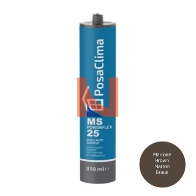 MS POWERFLEX 25 SIGILLANTE/ADESIVO MARRONE 310 ML