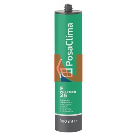 F-POLYMER 25 SIGILLANTE TRASPARENTE 300 ML
