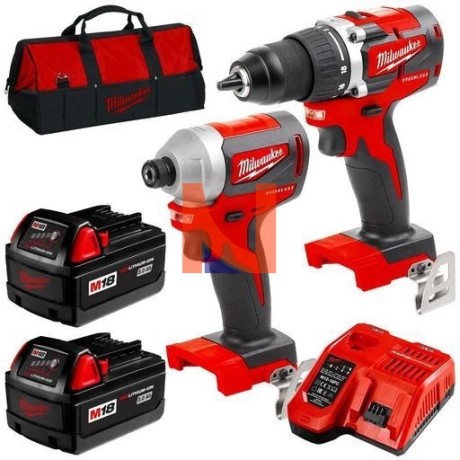 KIT TRAPANO CON PERCUSSIONE + AVVITATORE A IMPULSI 4933464536