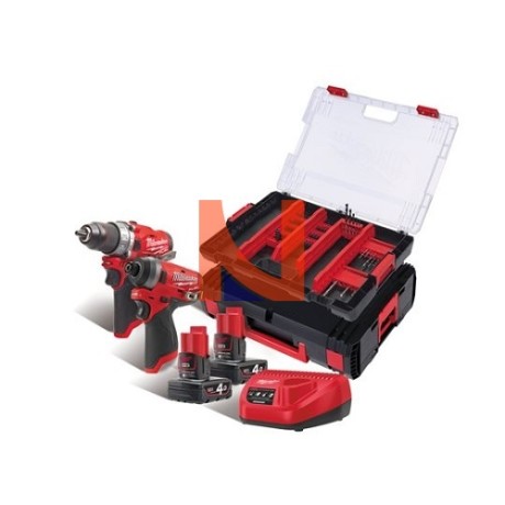 Trapano avvitatore e Avvitatore ad impulsi Power Back M Fuel M12 FPP2A-402XA