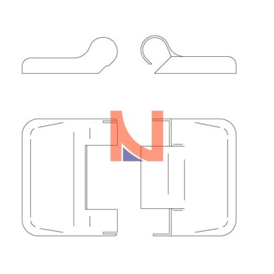 Kit coperture per cerniera MAXI – Simmetrica