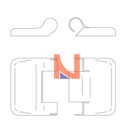Kit coperture per cerniera MAXI – Simmetrica