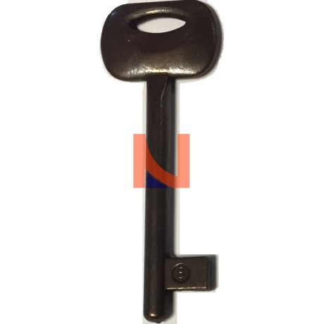 Chiave PATENT cifratura n.8 colore Bronzo