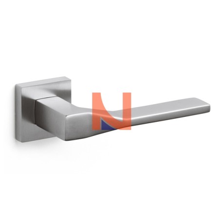 Maniglia per porta Adamant con bocchetta yale cromo opaco Olivari M216RY8