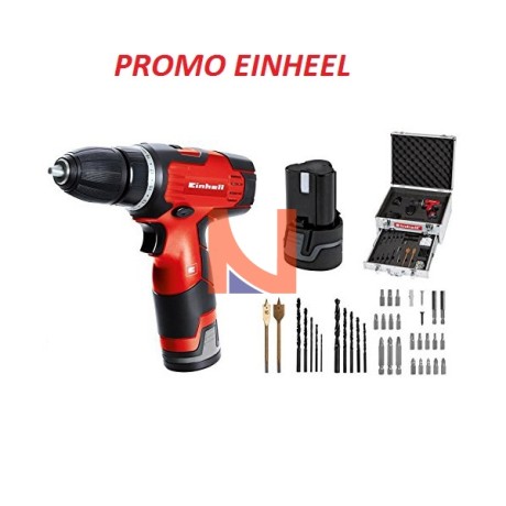 Set trapano a batteria TH-CD 12-2 LI KIT