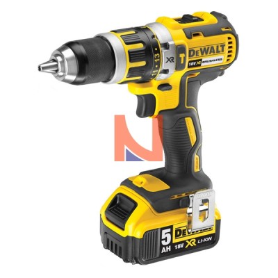 Trapano avvitatore a percussione brushless 18V XR LITIO 5Ah + VALIGIA – Dewalt DCD795P2-QW