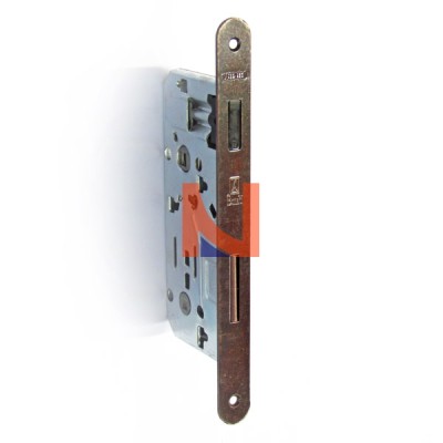 Serratura Magnetica porte legno x bagno B-Evo mod.E41 Bronzo E50