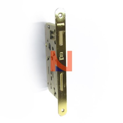 Serratura Magnetica per porte in legno B-Evo mod.E40 Ottone Lucido E50