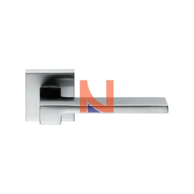 Maniglia per porta con rosetta Zelda cromato opaco MM11R – Colombo Design