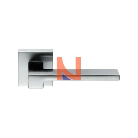 Maniglia per porta con rosetta Zelda cromato opaco MM11R – Colombo Design