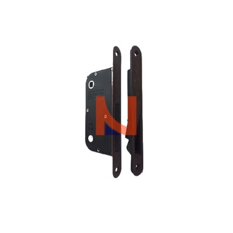 Serratura Magnetica porte legno x bagno B-One mod.901 E50 Bronzo