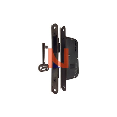 Serratura Magnetica per porte in legno B-One mod.900 E50 Bronzo