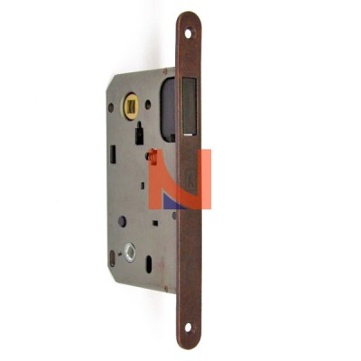 Serratura Magnetica porte legno x bagno B-Two mod.951 E50 Bronzo