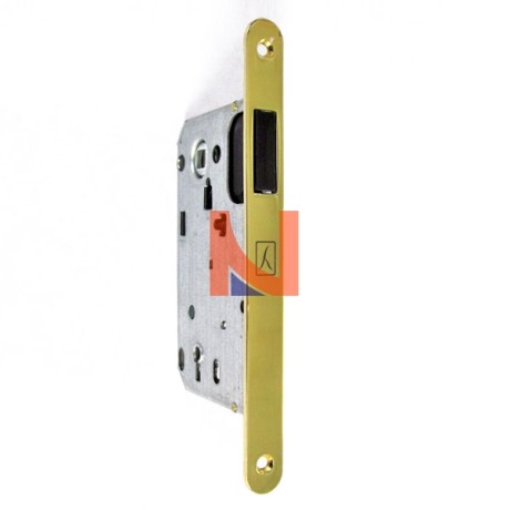Serratura Magnetica per porte in legno B-Two mod.950 E50 Ottone Lucido