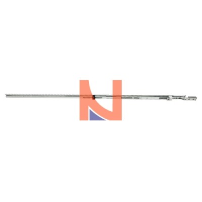 PROLUNGA CREMONESE RASABILE A 400/250 MM, L 600 MM, SENZA NOTTOLINO, ARGENTO