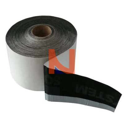 SWS Tapes standard (esterno) per la posa del serramento, giunto primario SWS Tapes extra (esterno) nero Largh. 70mm / Lungh. 30m