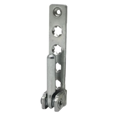 SUPPORTO CERNIERA PVC CON PERNI CORTI 3 MM D 7 MM ARGENTO