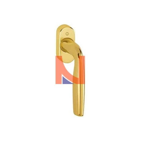 Maniglia per finestre DK Milos Oro Lucido