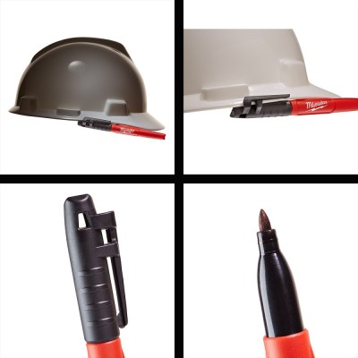 Pennarello indelebile punta fine 1mm - milwaukee 48223100