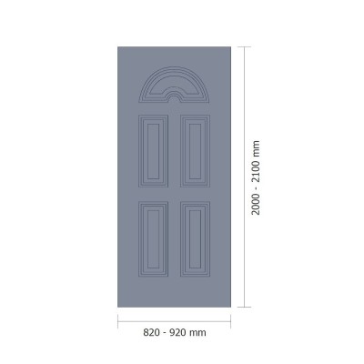 PANNELLO ZEUS GRIGIO 920X2100 PER PORTE BLINDATE
