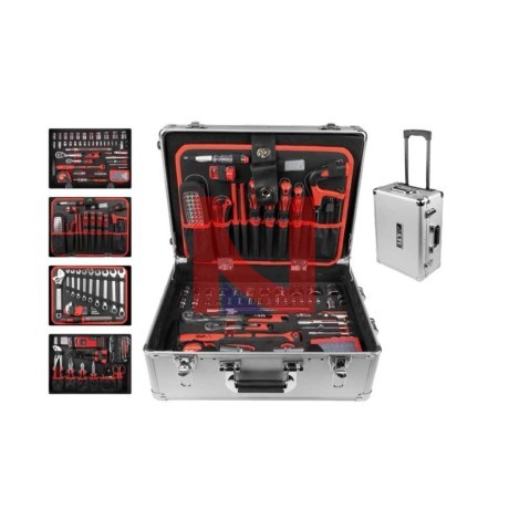 Valigetta-Trolley in Alluminio da 147 Pezzi LTI TOOLS Completa di Utensili Manuali