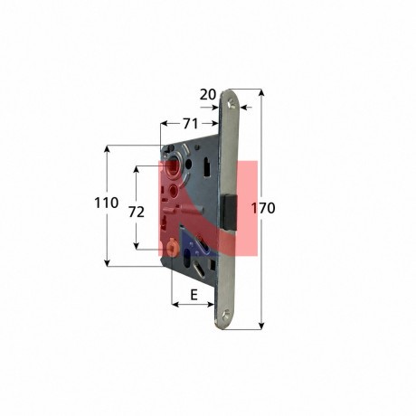 serratura patent per bagno