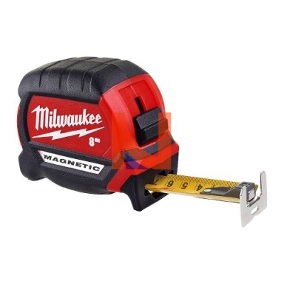 FLESSOMETRO MAGNETICO 8 METRI LARGHEZZA NASTRO 27 MM