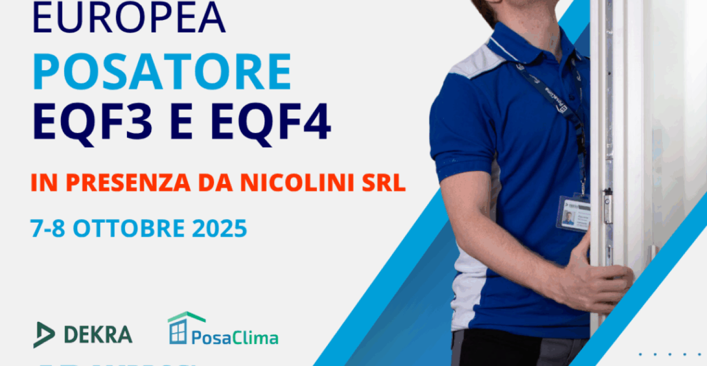Corso di aggiornamento per posatori EQF3 20 novembre 2025