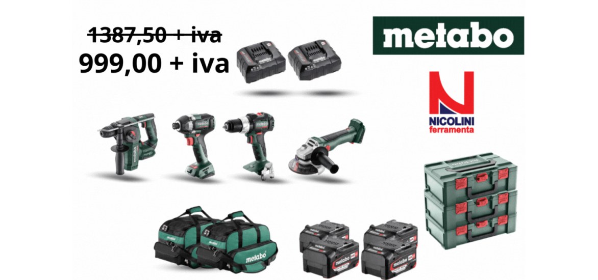 Kit Metabo - 999,00 + IVA