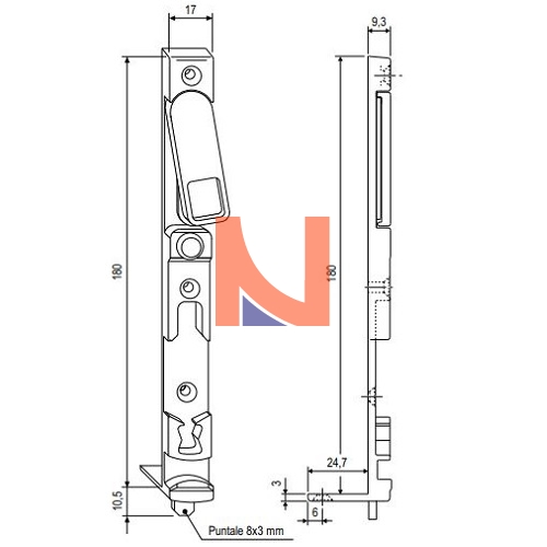 catenaccio inferiore a12