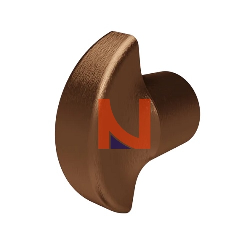pomolo mezzaluna bronzo